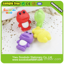 mini frog 3D erasers hot sell eraser